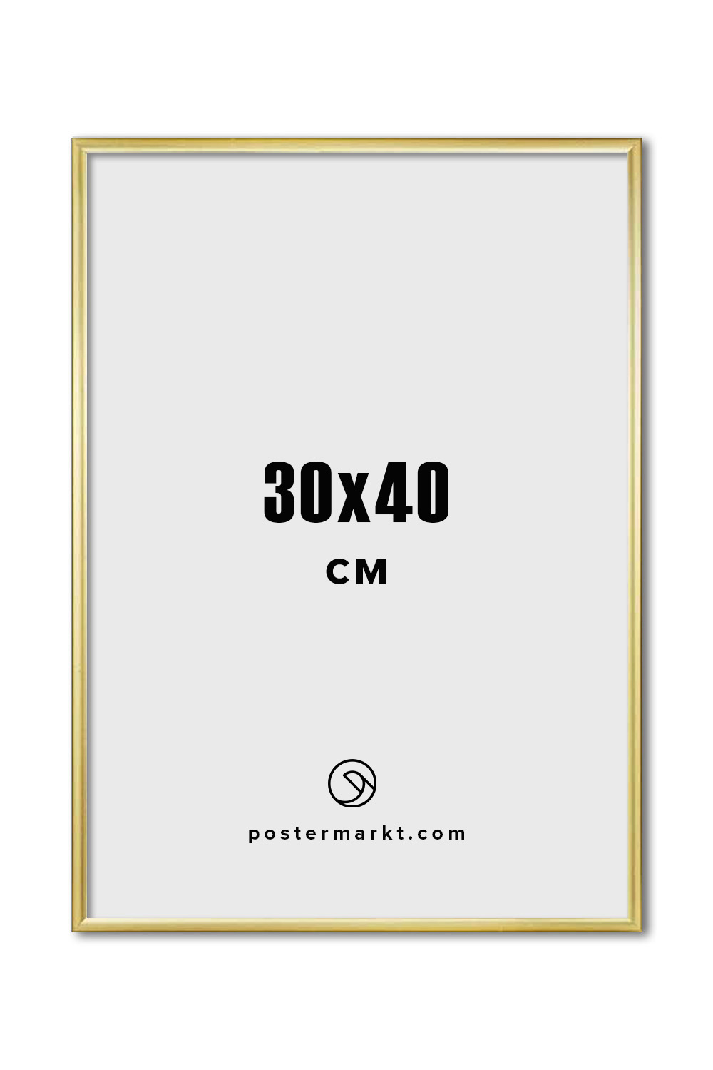 Рамка для постера золотая, 50х70 см купить в интернет - магазине Postermarkt