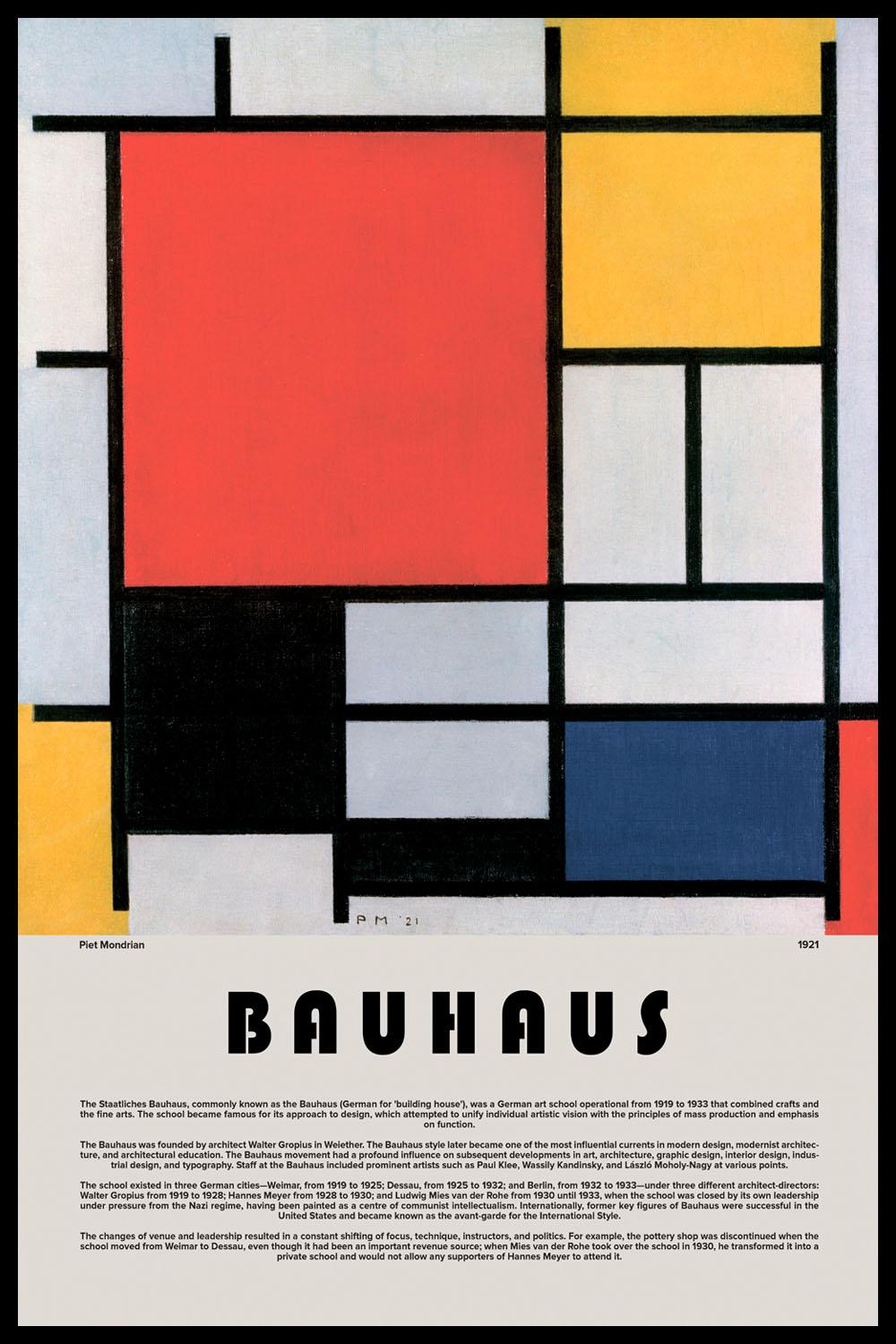 Постер Bauhaus #2 купить в интернет-магазине Postermarkt