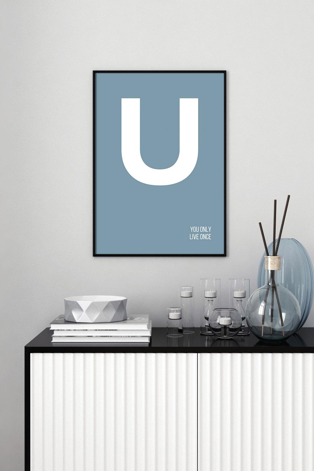 Постер You Only Live Once купить в интернет-магазине Postermarkt