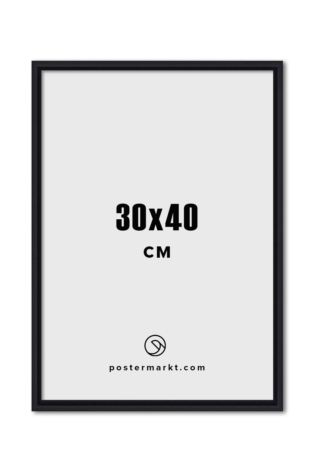 Рамка для постера черная, 30х40 см купить в интернет - магазине Postermarkt