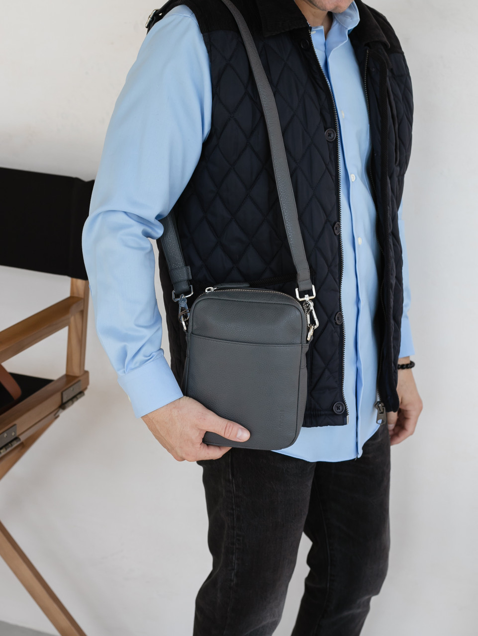 Сумка шкіряна чоловіча