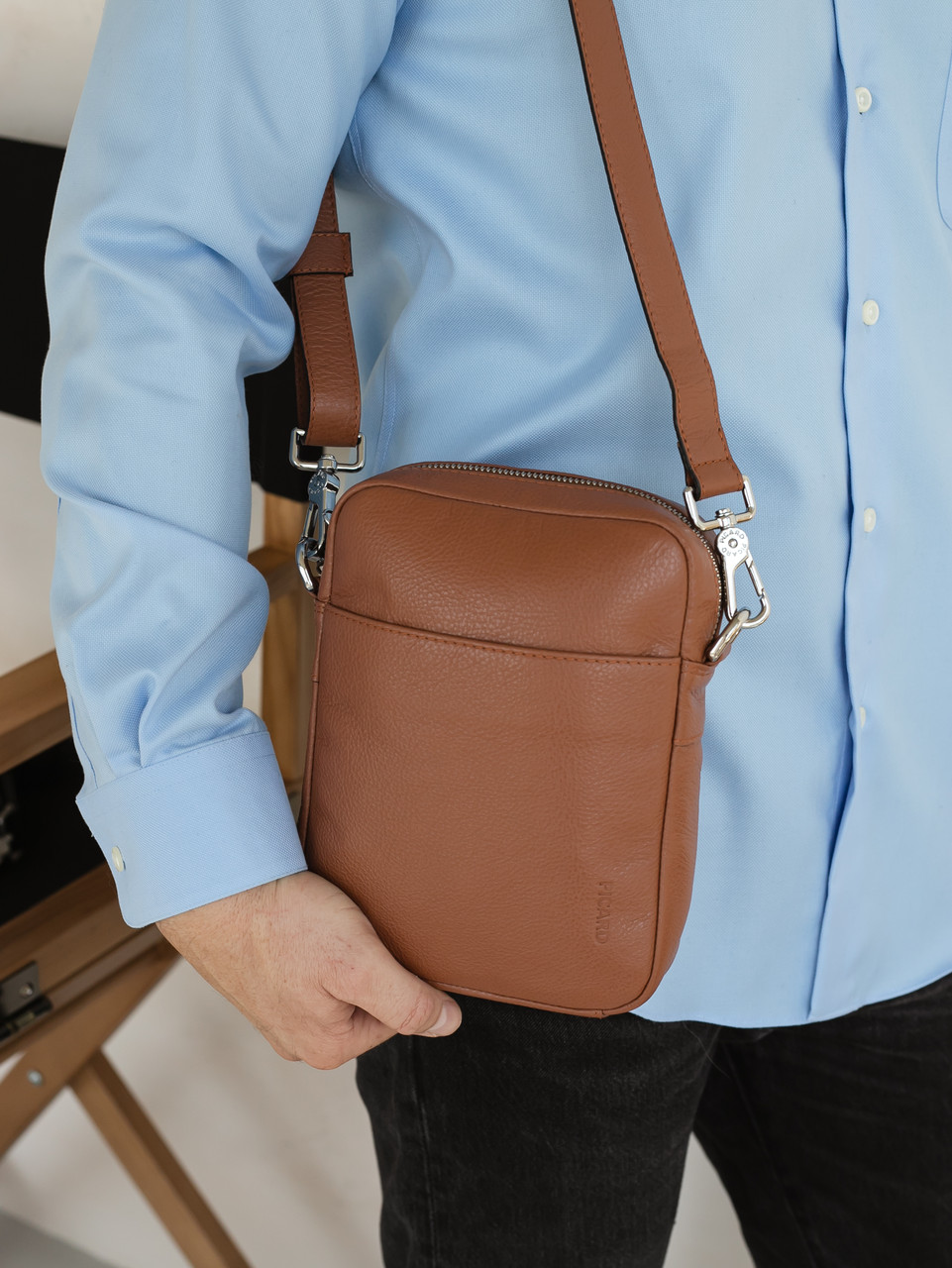 Сумка шкіряна чоловіча