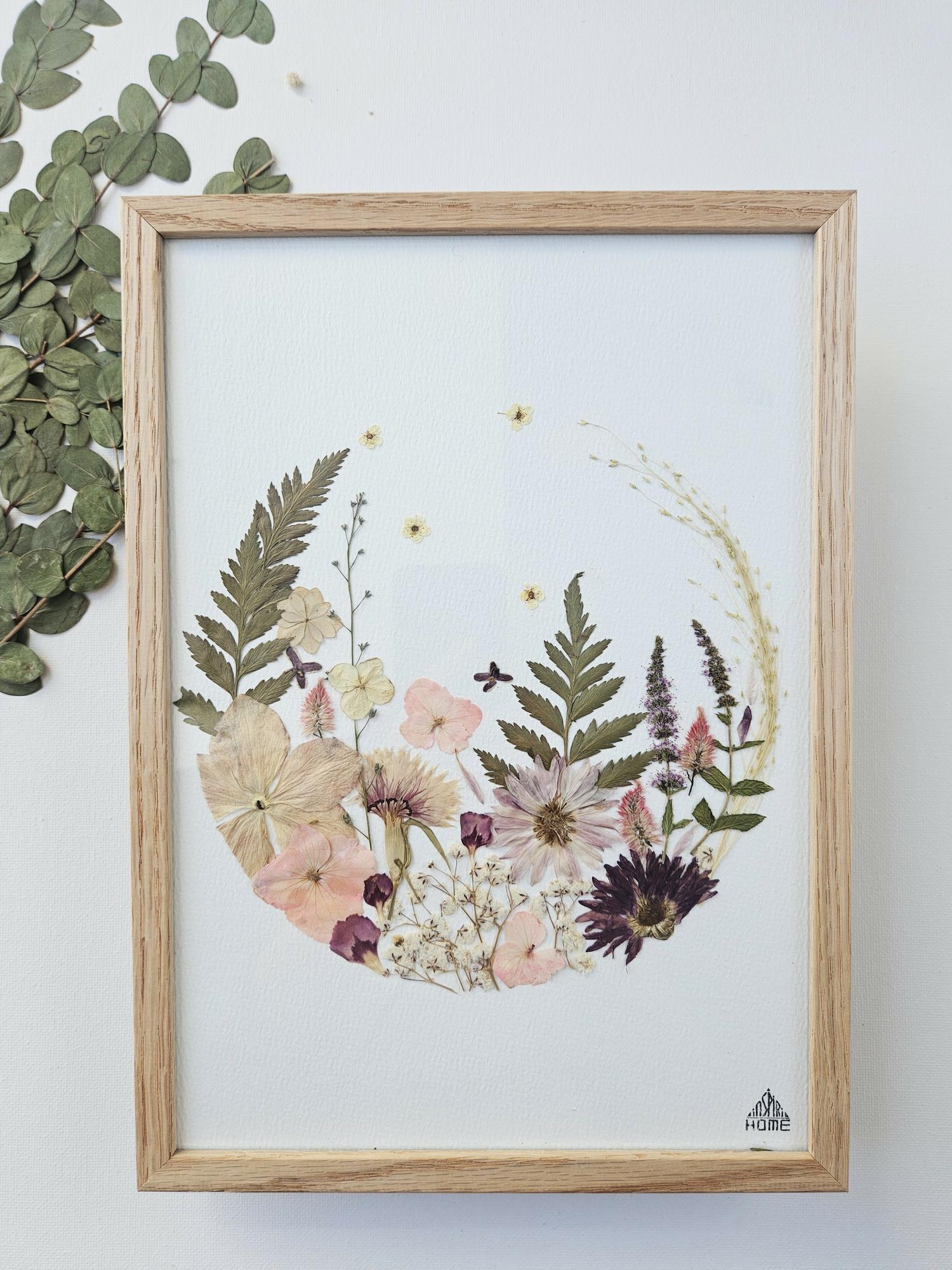 Herbier Jardin rose