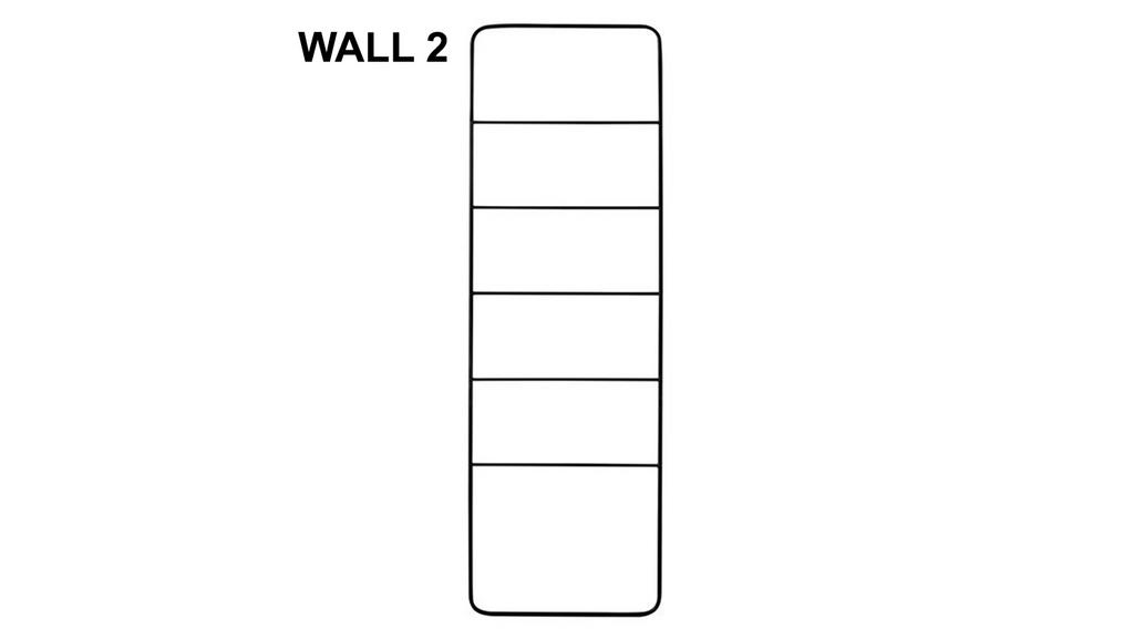 Рейл вішалка для одягу Rail Wall 2