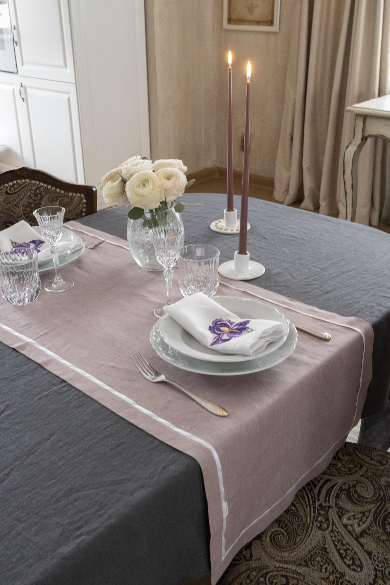 Раннер  оттенок Сорбет с белым кантом