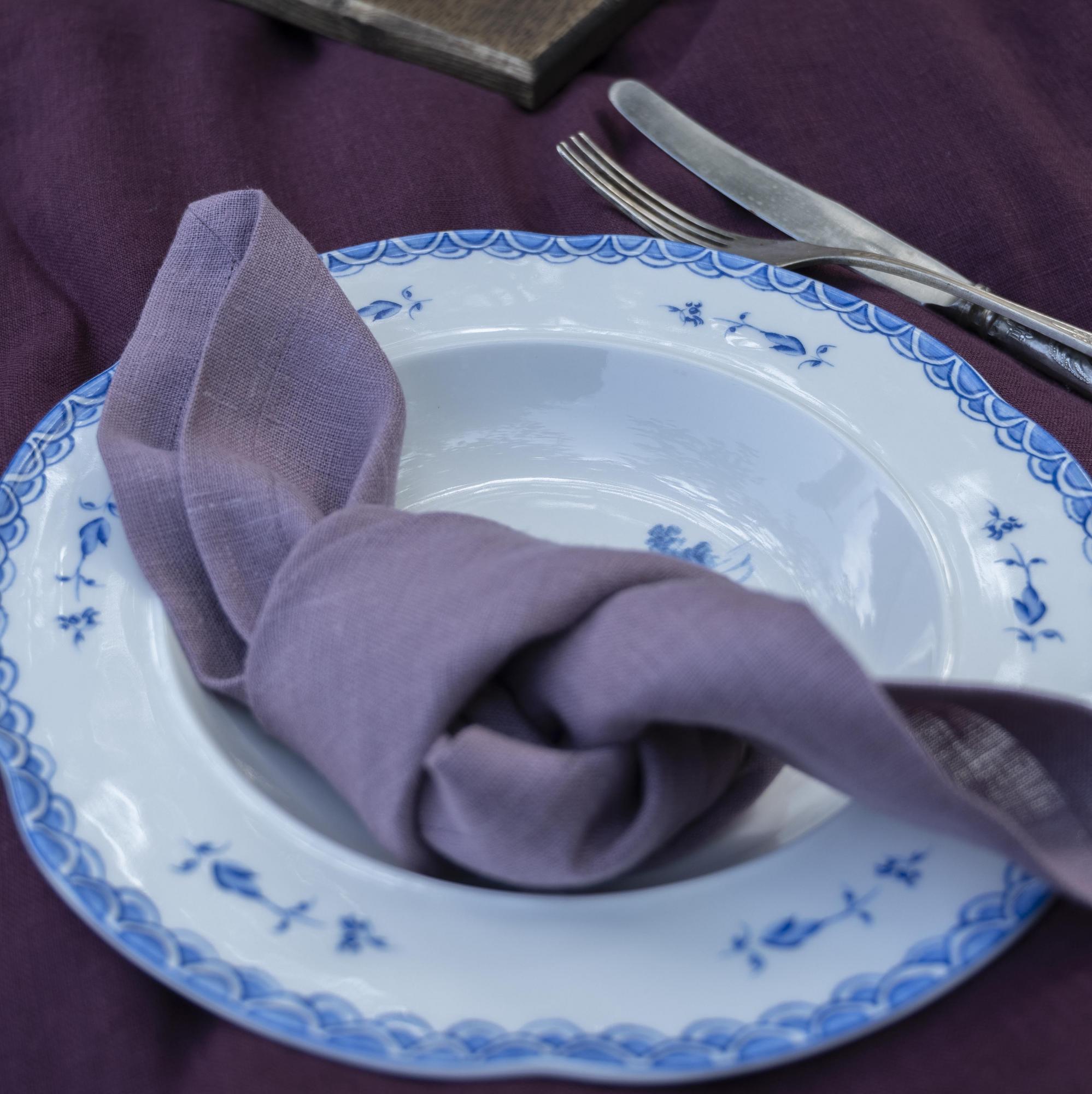 Комплект салфеток оттенок Ягода