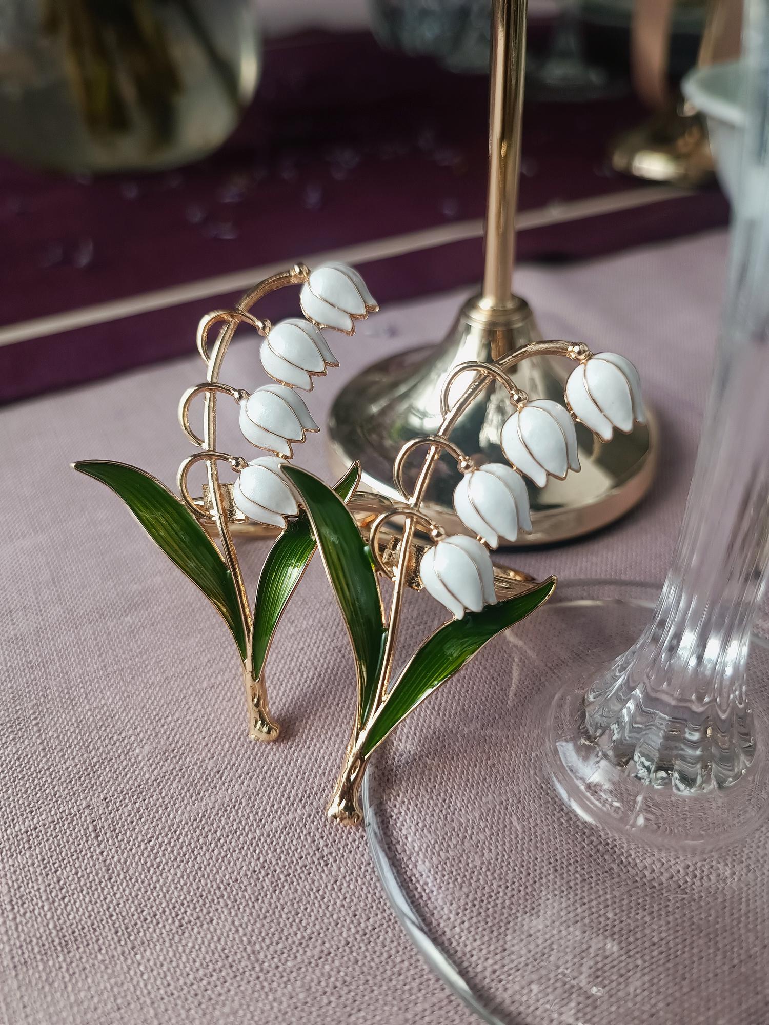 Кольца для салфеток Ландыши