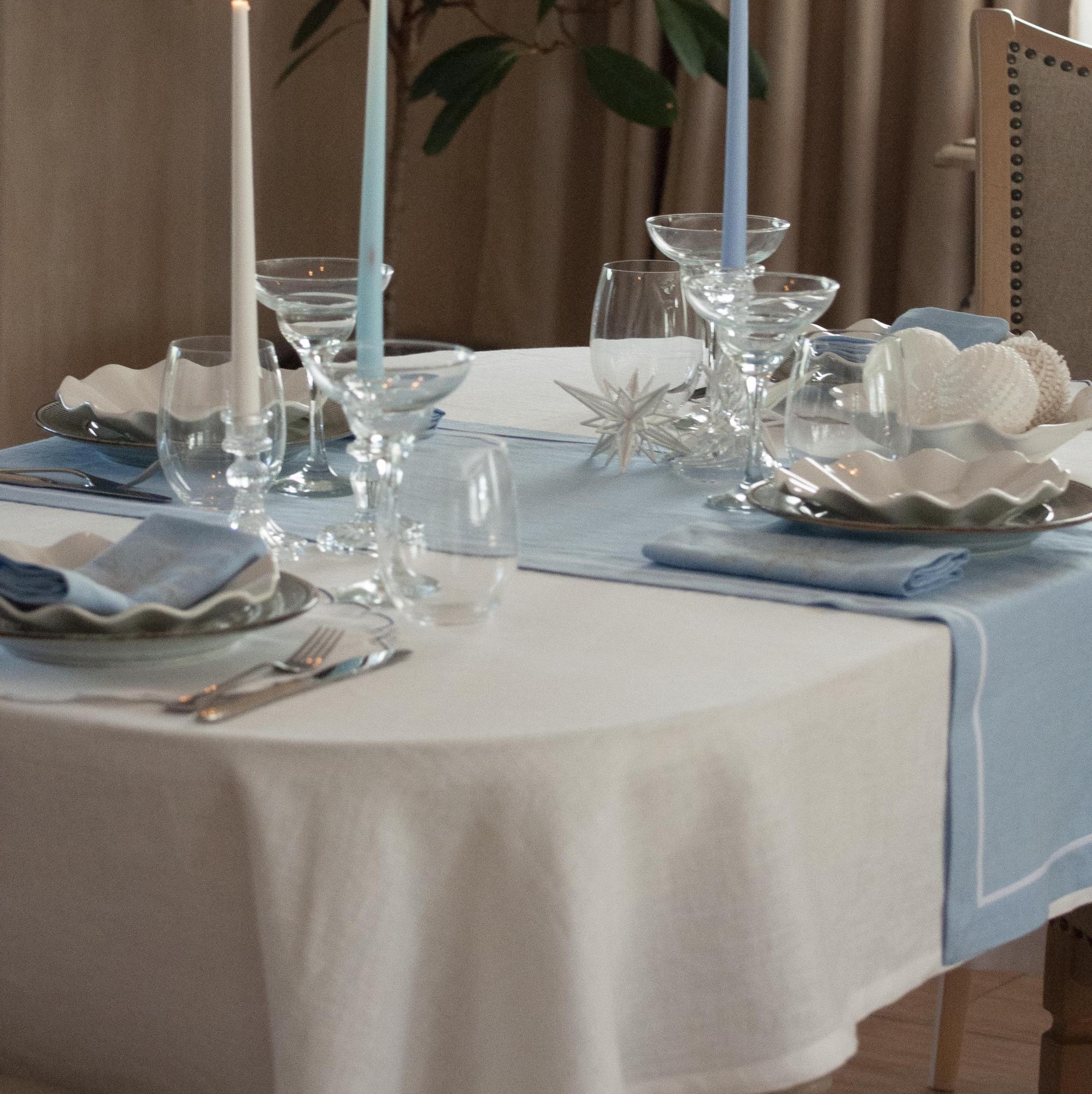 Раннер  оттенок Аквамарин с кантом