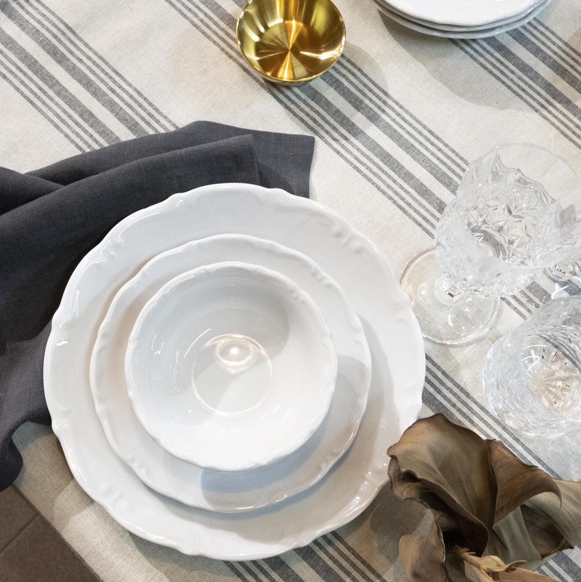 Скатерть льняная Полоска