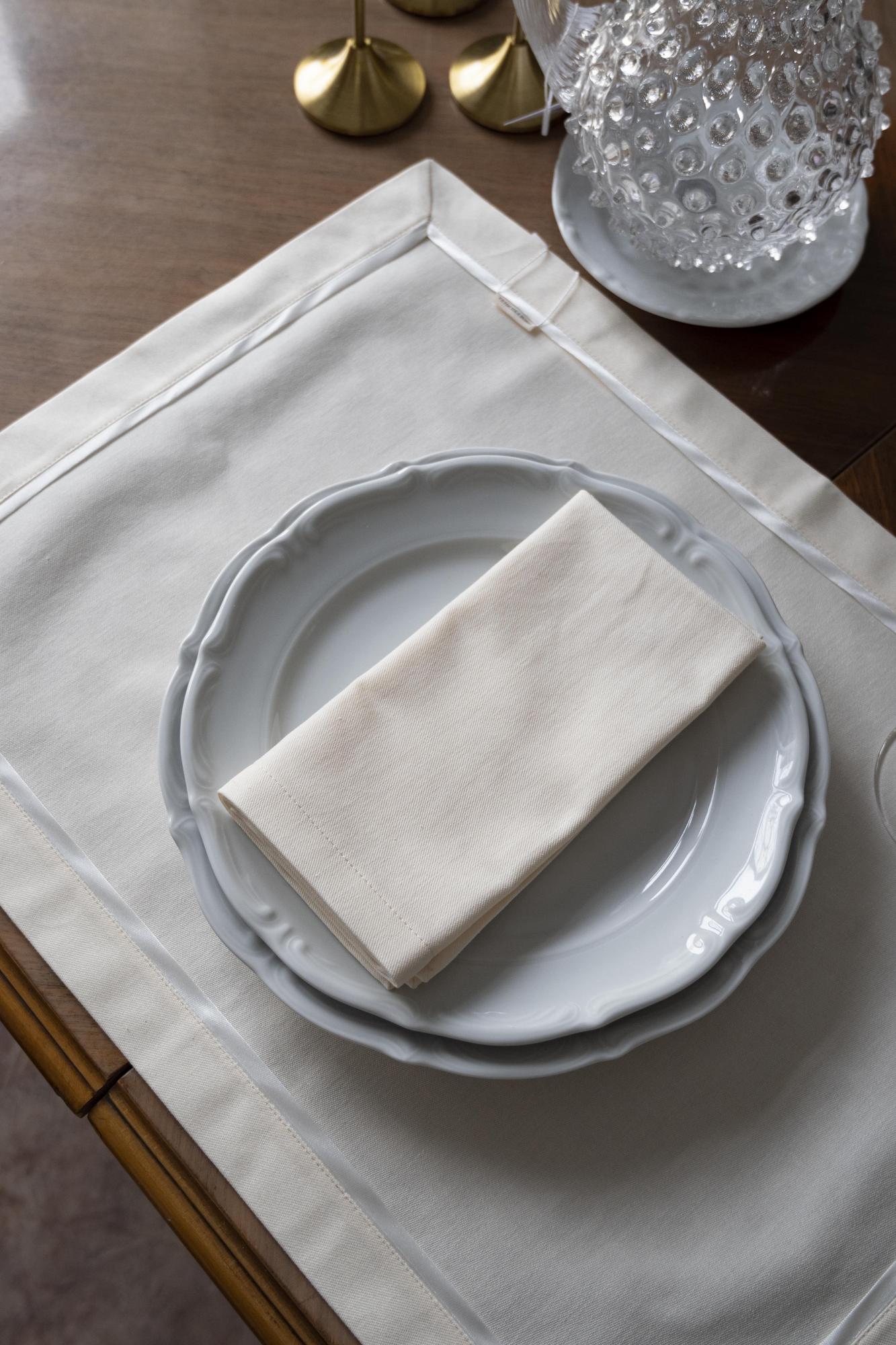 Комплект салфеток оттенок Айвори