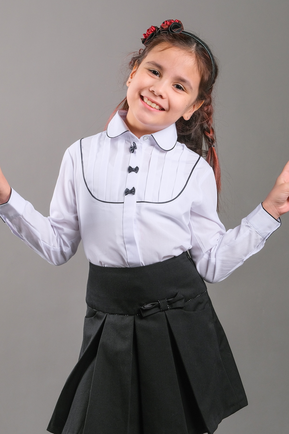 БЛУЗА ДЛЯ ДІВЧИНКИ, МОДЕЛЬ 077