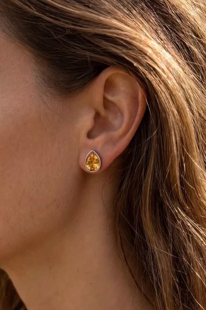 Orecchini Sunset Aura con cristallo Swarovski color tramonto IVANÍ