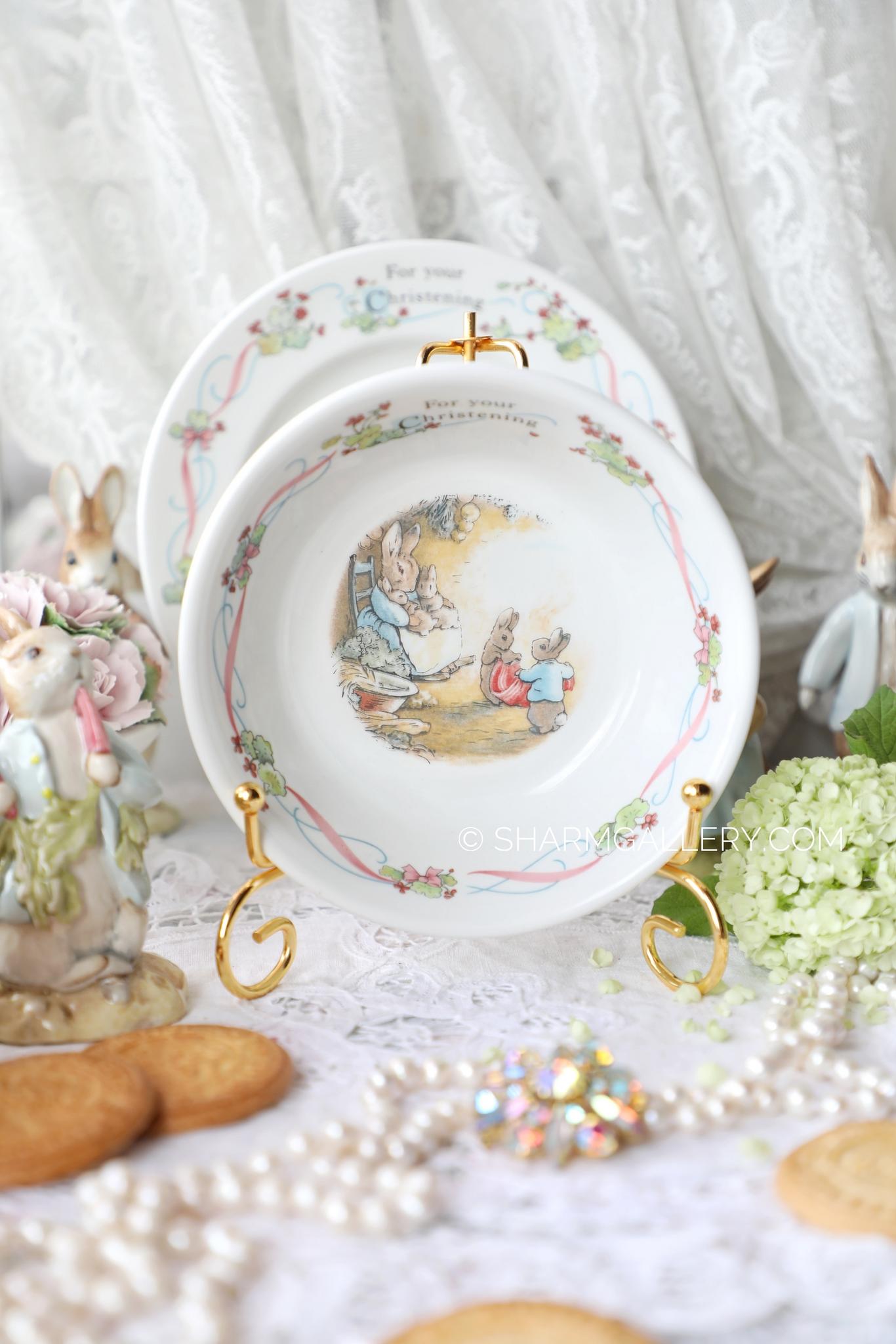 Peter rabbit clearance wedgwood christening set