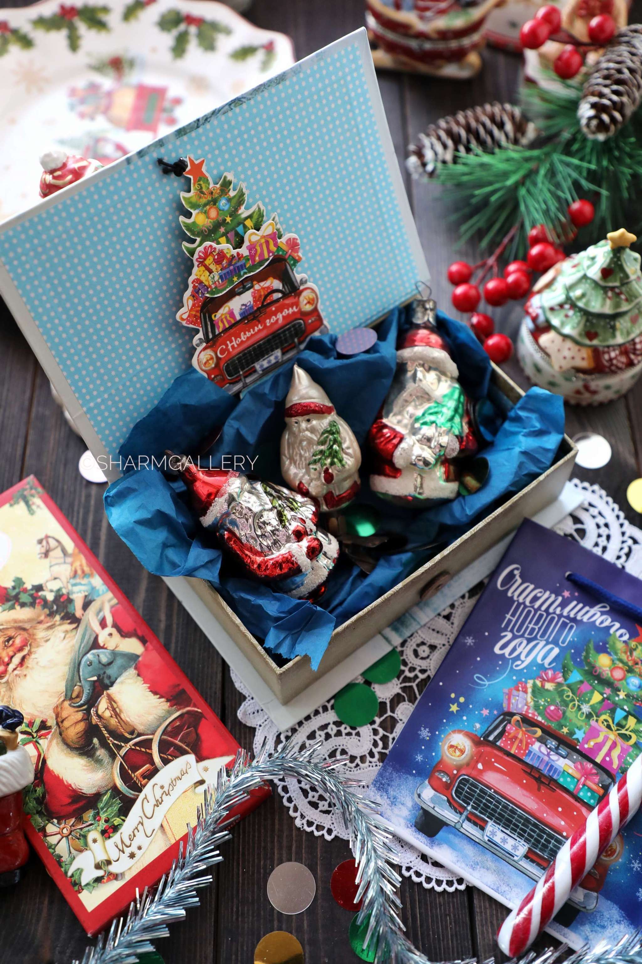 Новогодние елочные украшения и аксессуары на елку купить в интернет-магазине азинский.рф