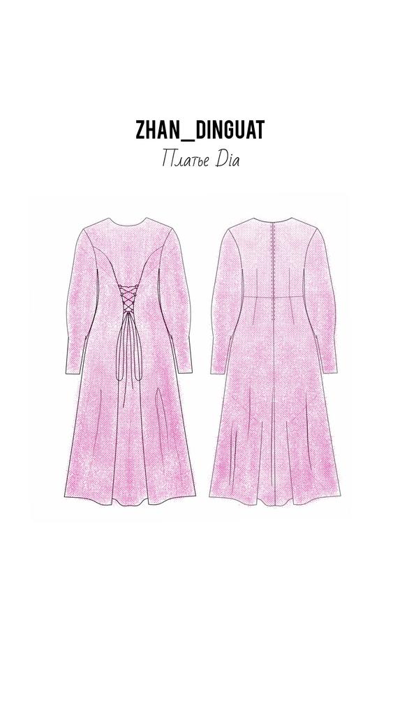 Выкройка платья Dia