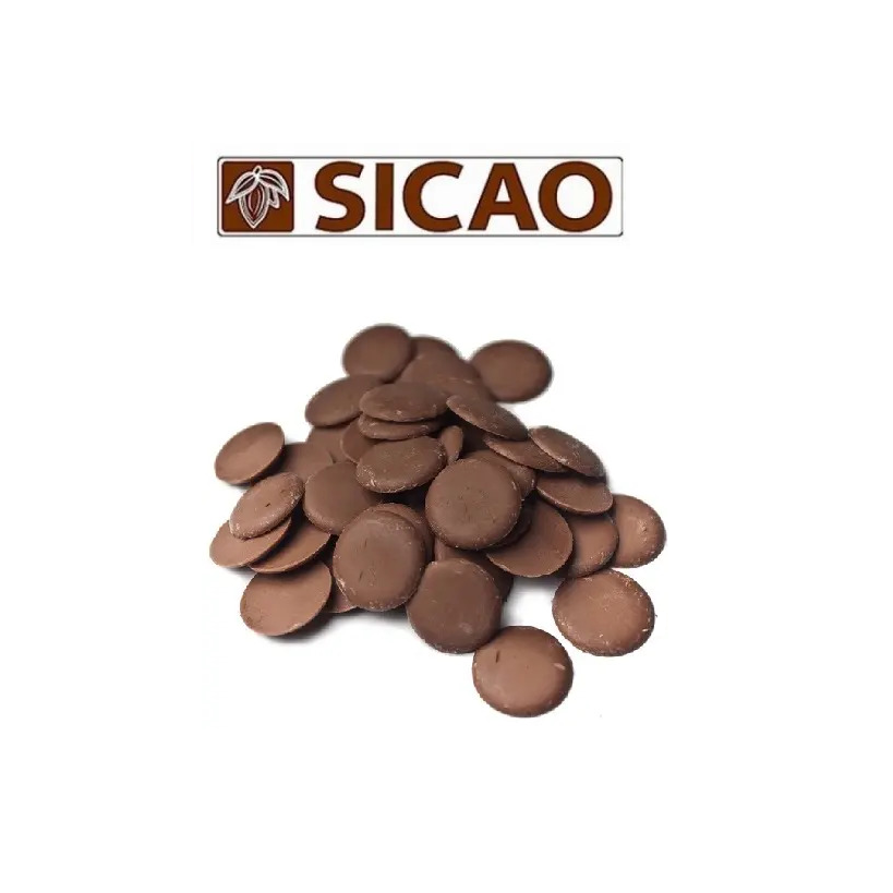Шоколад молочный 33% SICAO 1 кг