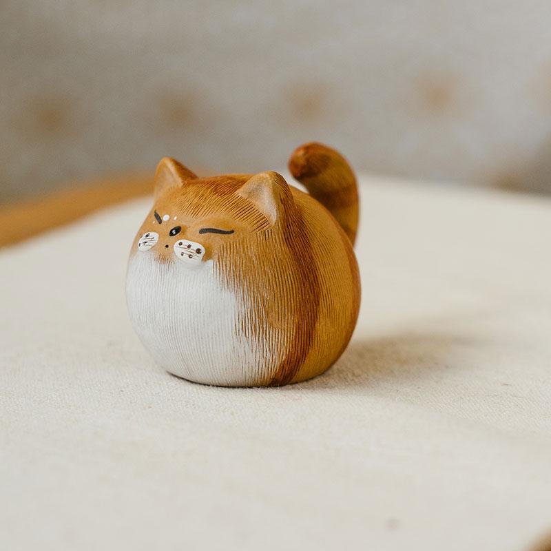 Чайна фігурка Руде котятко