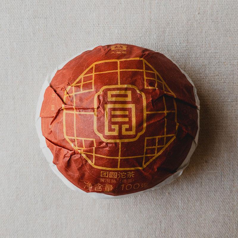 Шу Пуер Воз'єднання, Менхай Да І, 2019 рік, точа 100 г