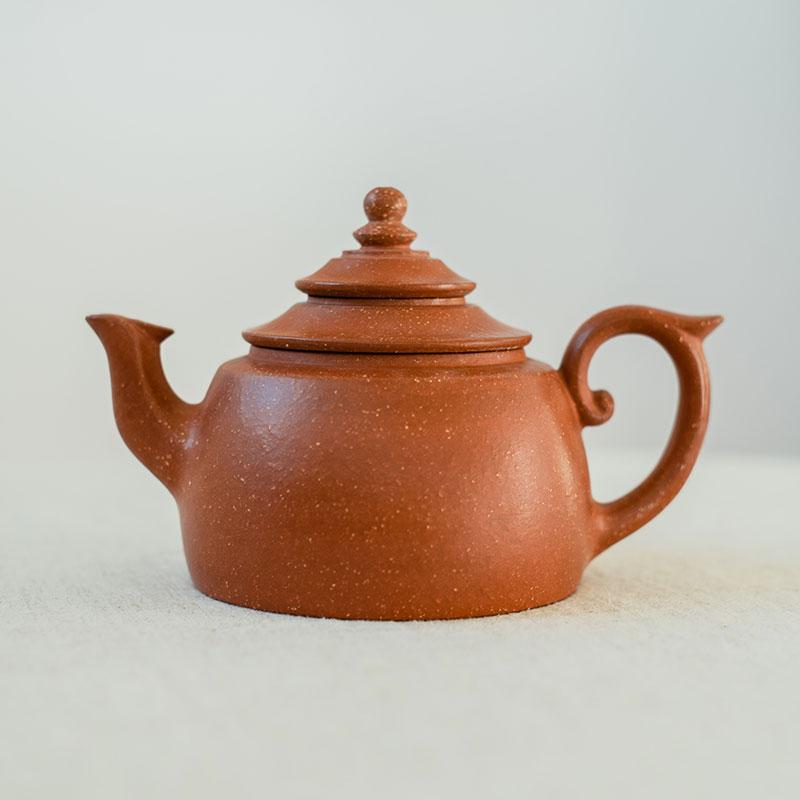 Чайник з ісинської глини з подвійною кришкою , 300 мл