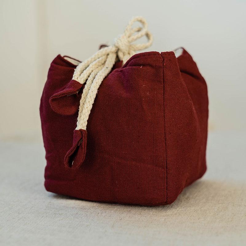 Чохол для посуду бордовий 13 см