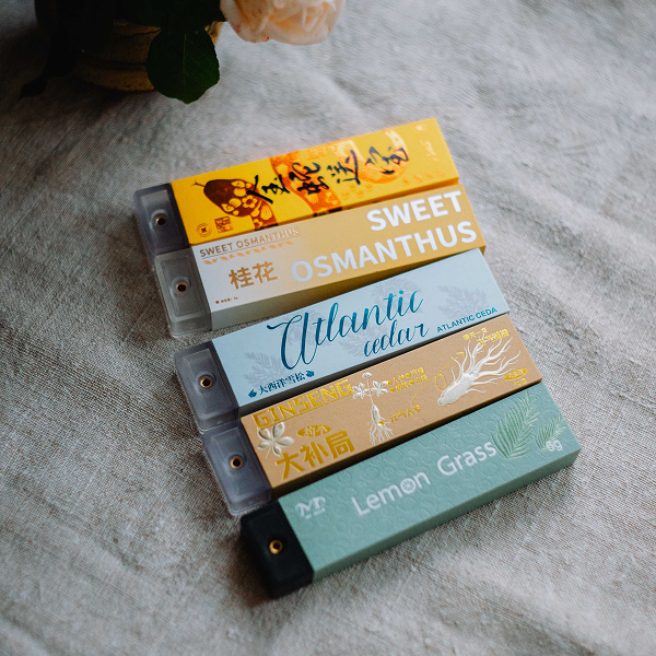 Китайські пахощі в коробочках з підставкою