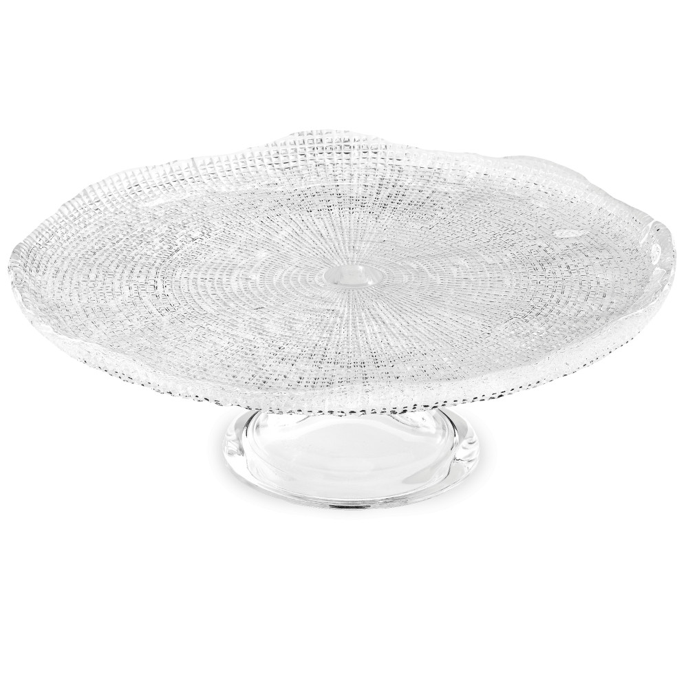 DIAMANTE Блюдо для торта на ножке 25см (прозрачное); IVV