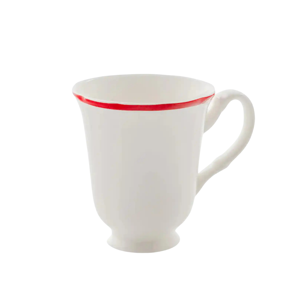 RED RIM Кружка с красной каймой 250 мл; BITOSSI