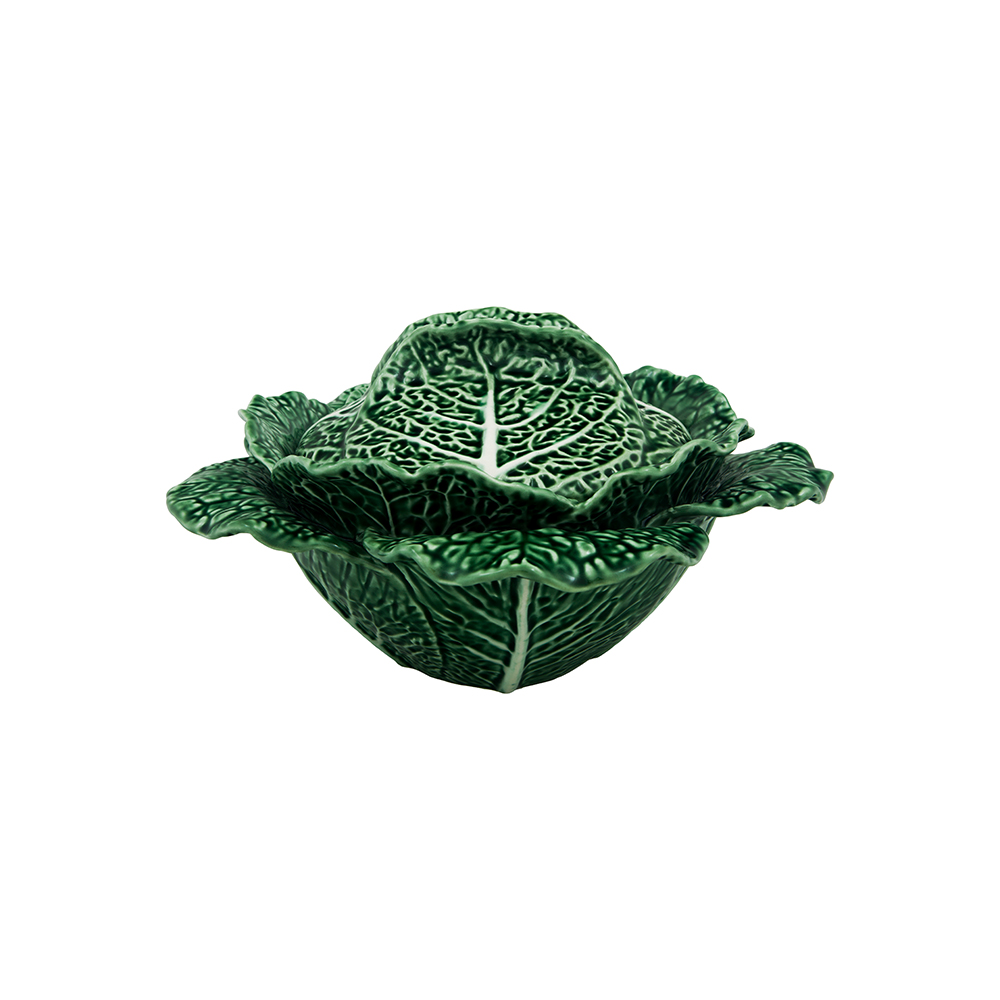 CABBAGE Чаша с крышкой 2000 мл, зеленая; Bordallo Pinheiro