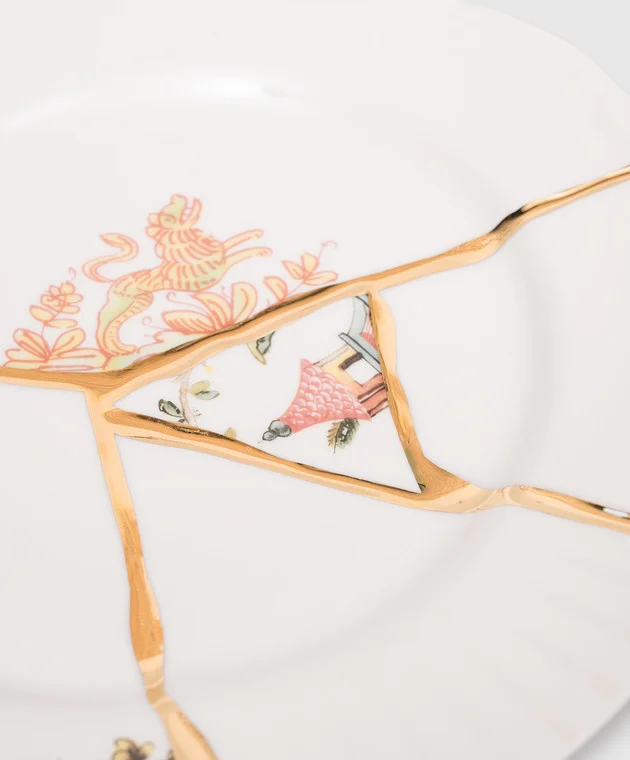 KINTSUGI n2 Тарелка десертная 21 см; Seletti