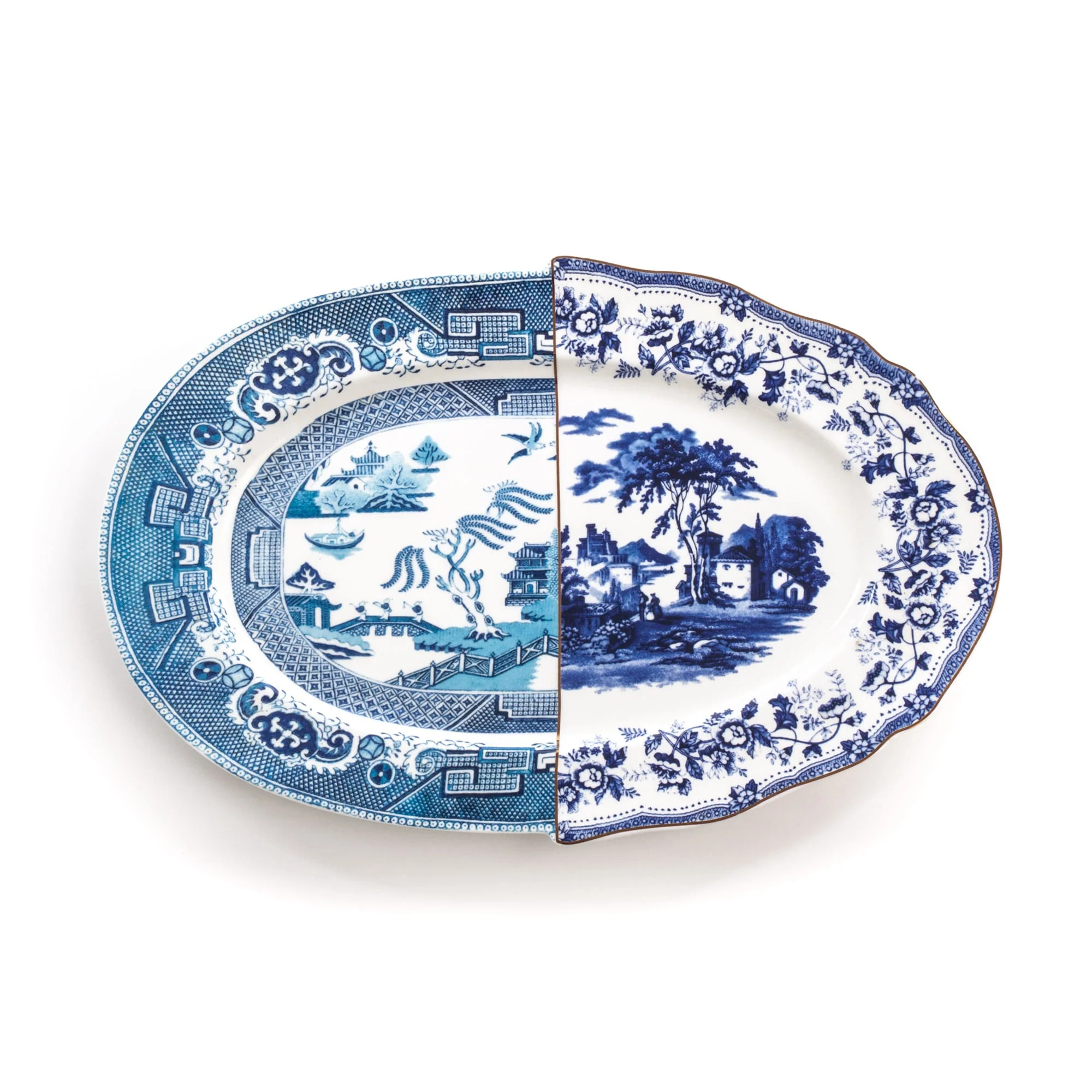 HYBRID DIOMIRA Овальное блюдо 37х24,8 см; Seletti