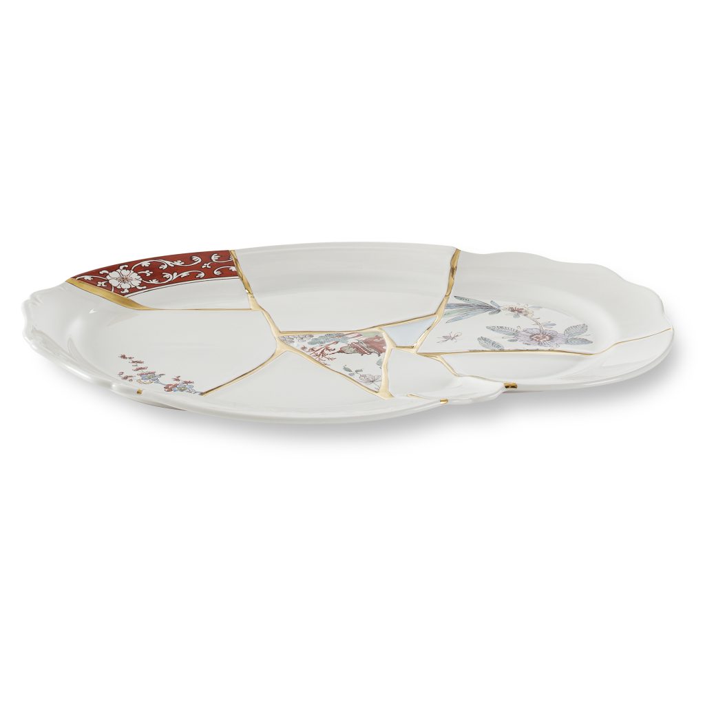 KINTSUGI Поднос овальный 42,5х29,5 см; Seletti