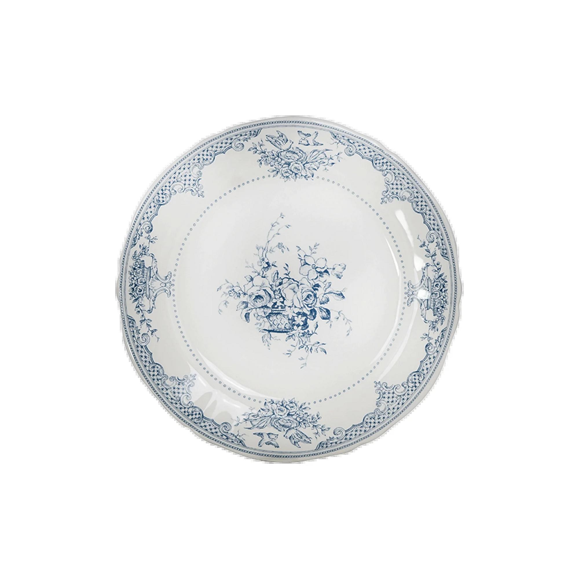 DEPAREILLEES Набор закусочных тарелок на 4 персоны FLEURS BLEU; GIEN
