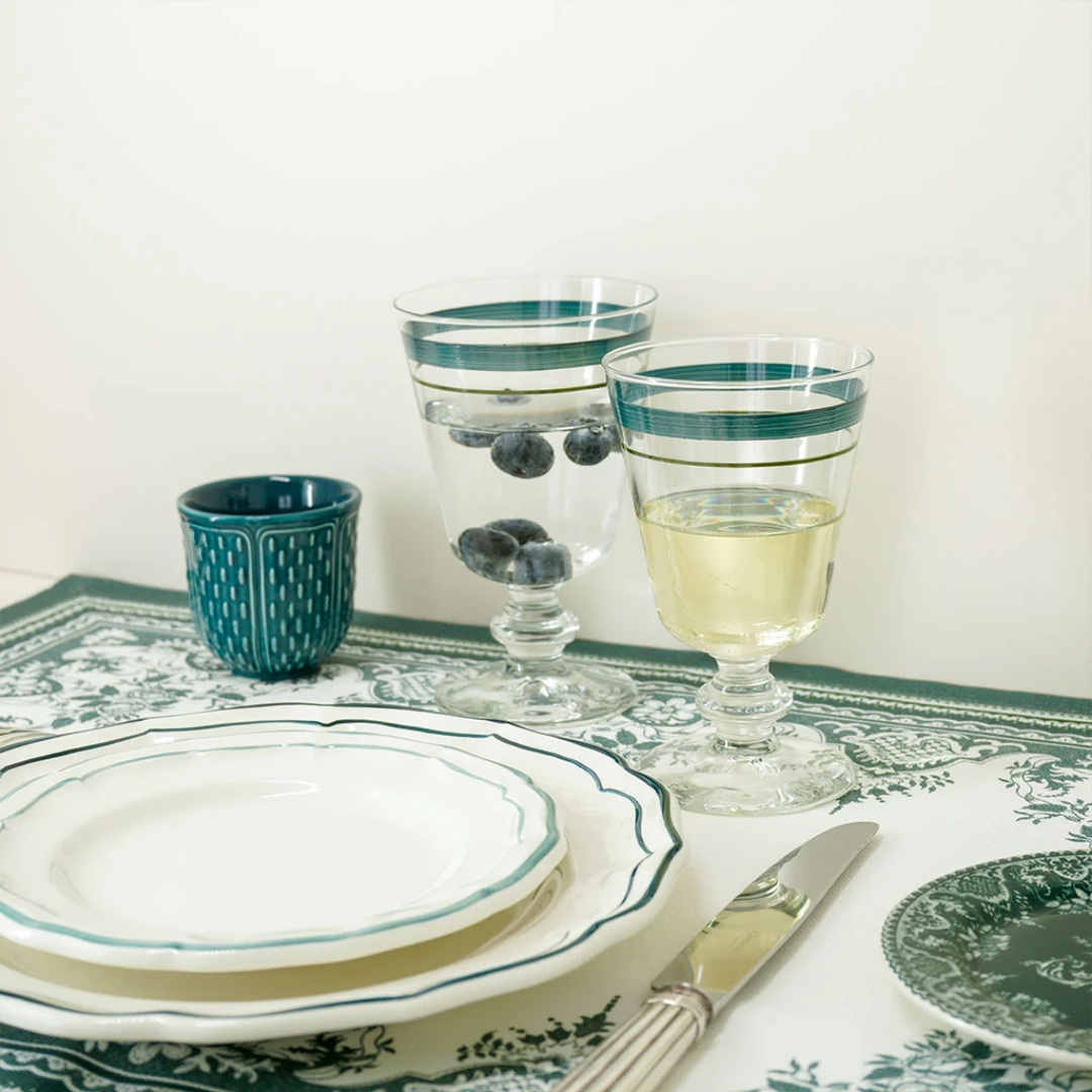 FILET CELADON Набор закусочных тарелок на 4 персоны; GIEN