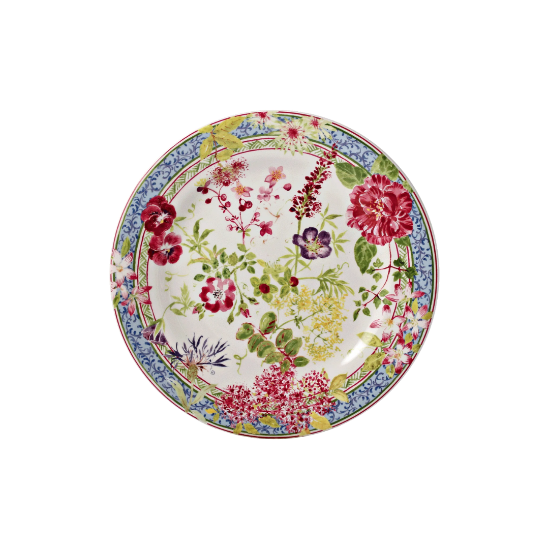 MILLEFLEURS Набор закусочных тарелок на 4 персоны; GIEN