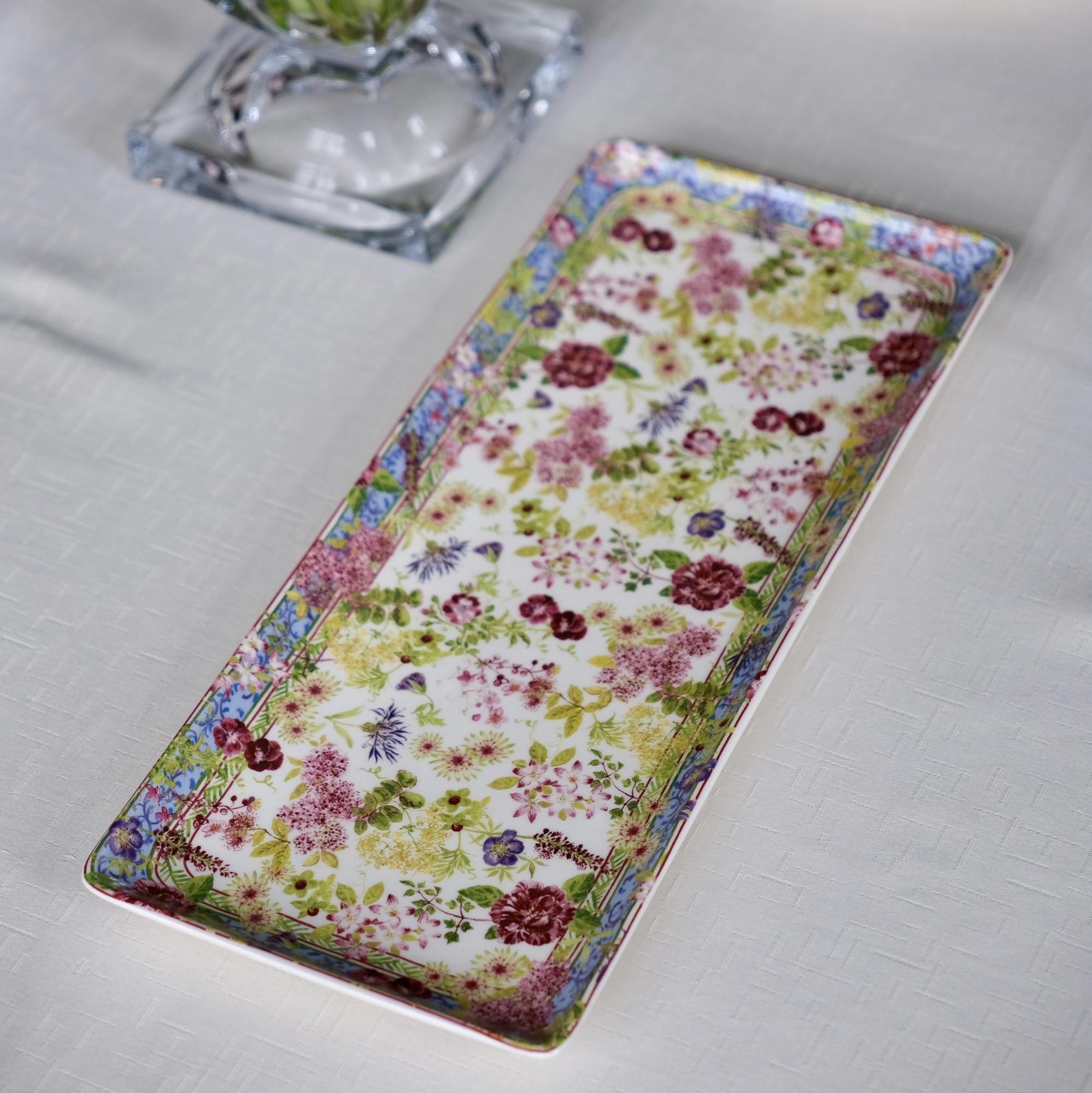 MILLEFLEURS Прямоугольный поднос 36х15,5 см; GIEN