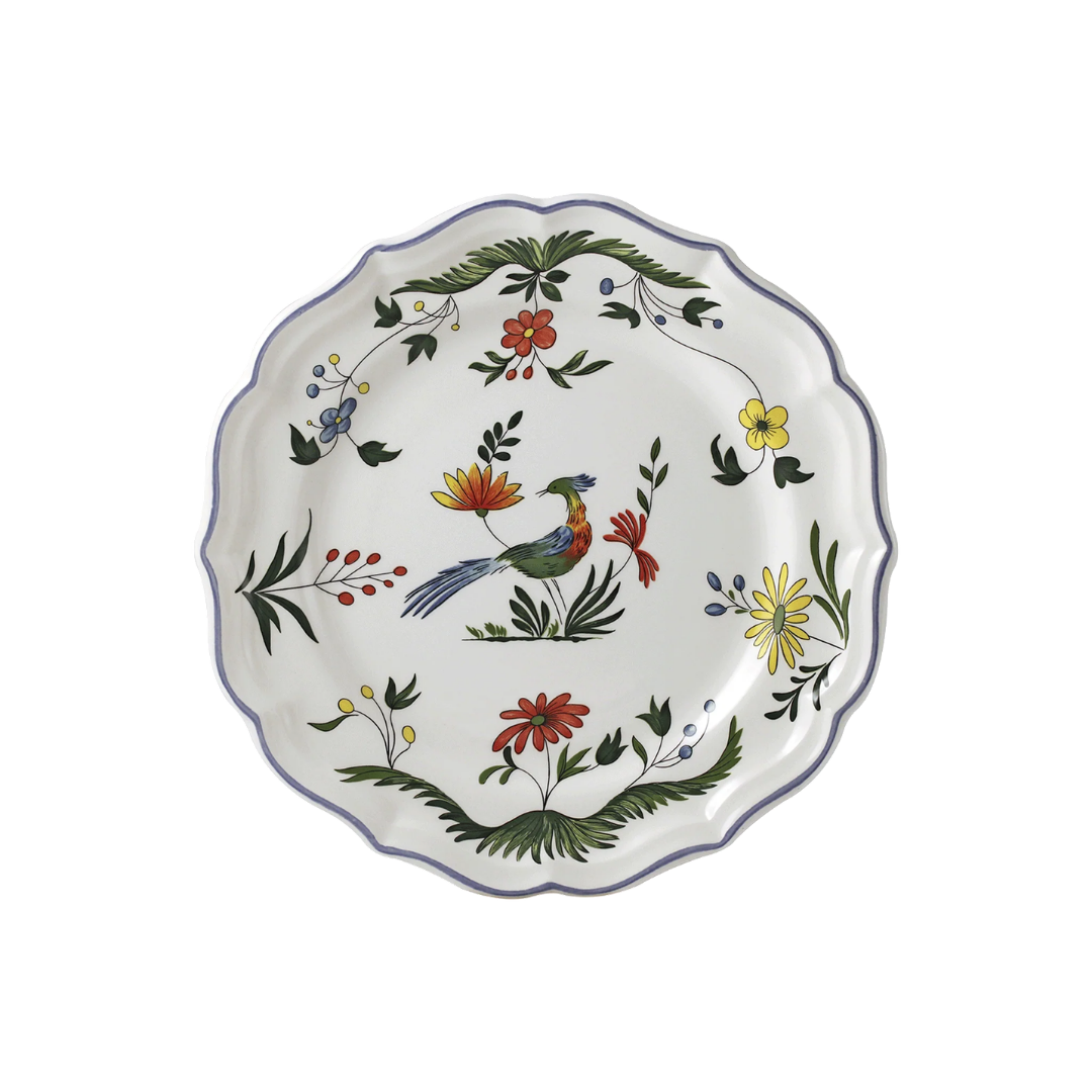 OISEAUX PARADIS Набор закусочных тарелок на 4 персоны; GIEN