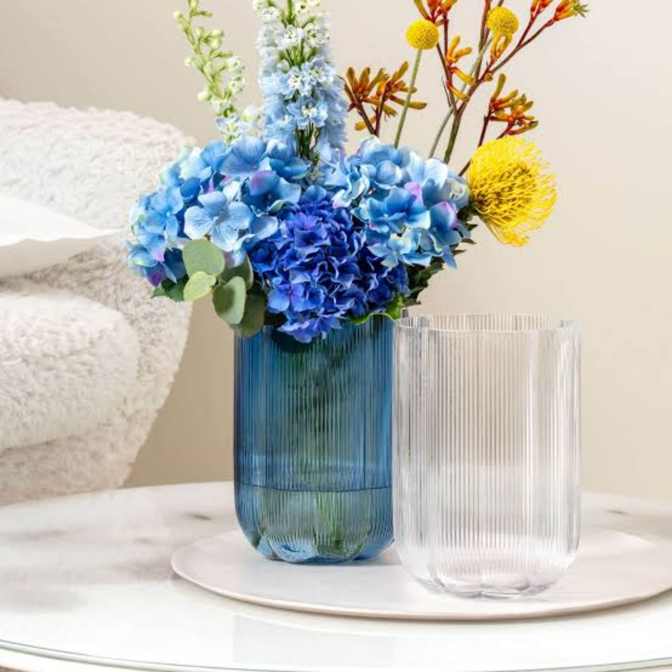 FLEUR Ваза 22 см, синяя; Villeroy & Boch