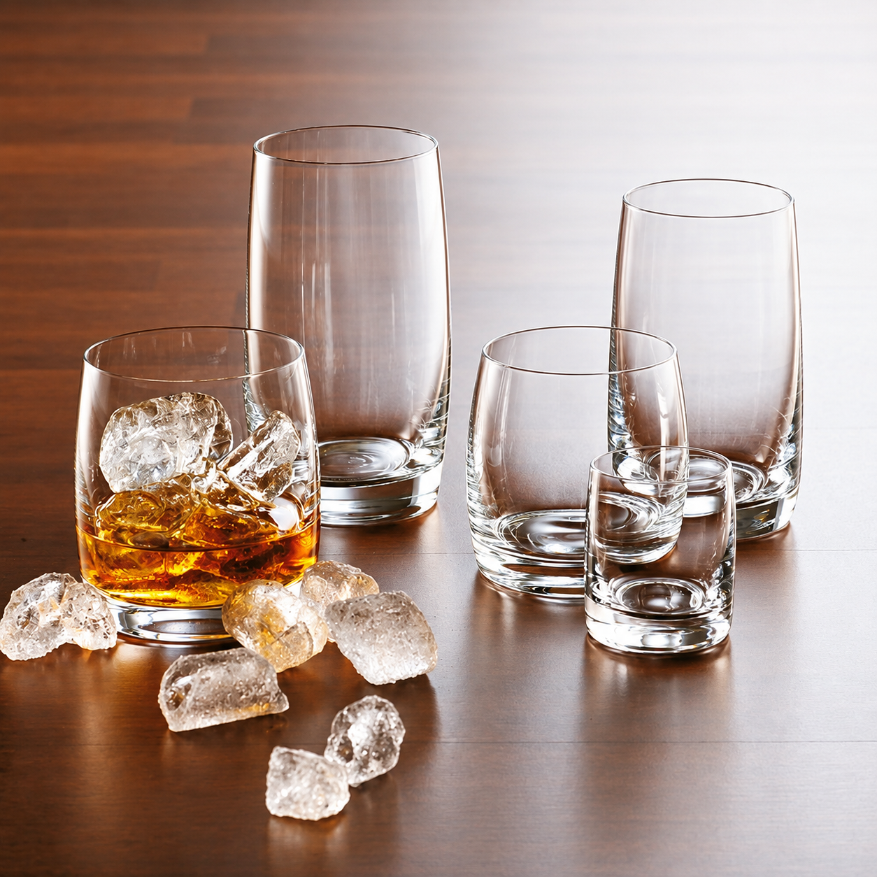 PAVO AQUA Набор стаканов для воды из 6 предметов; Crystal Bohemia