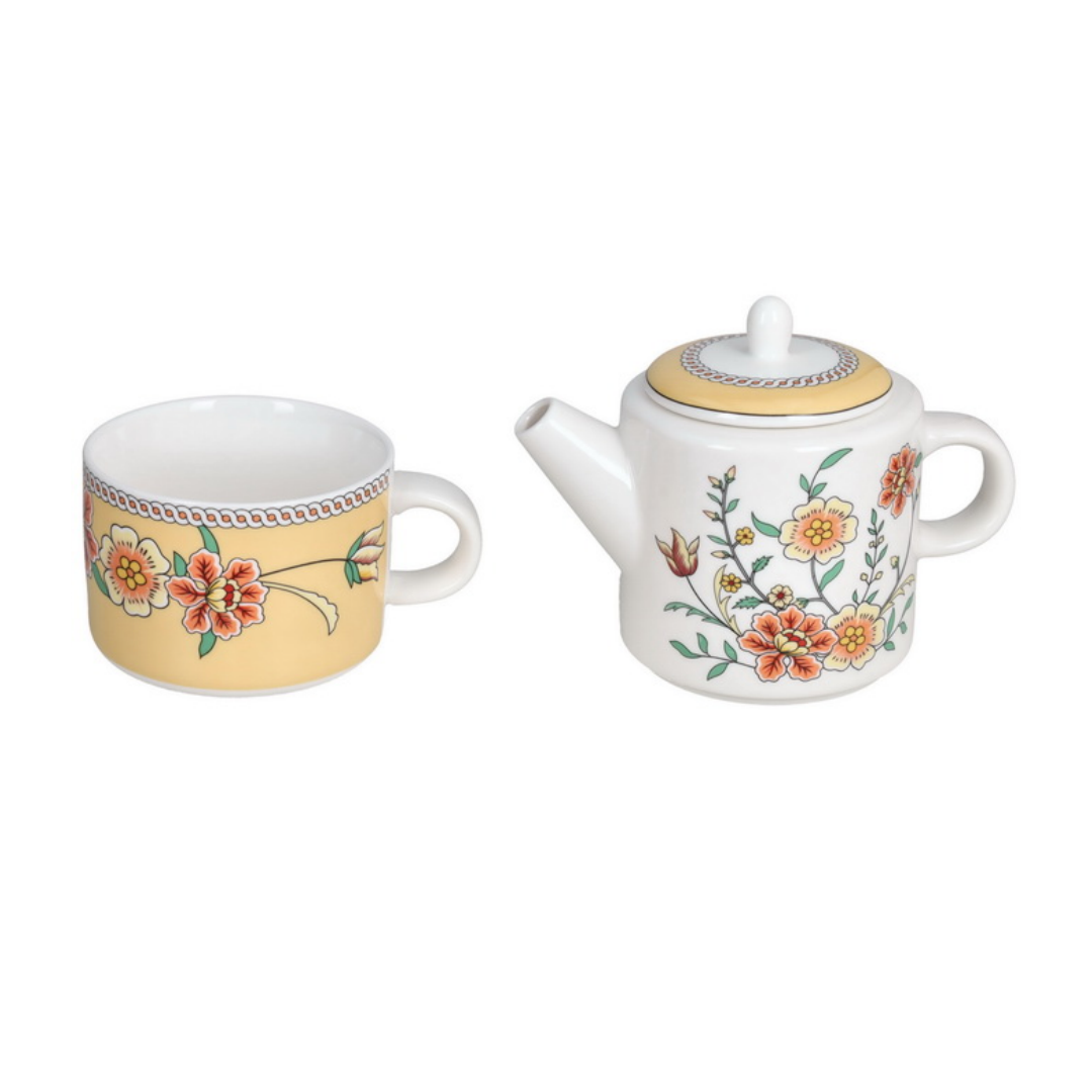 TEA FOR ONE Чайный набор 400 мл (желтый); Tognana