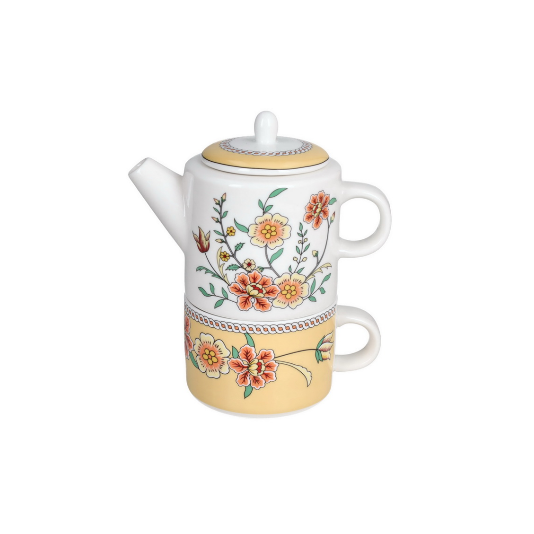 TEA FOR ONE Чайный набор 400 мл (желтый); Tognana