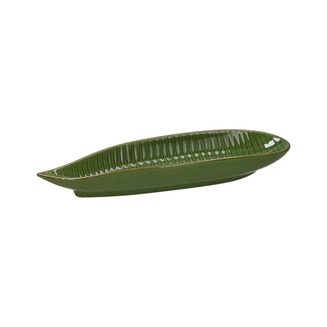 Тарелка LEAF-SHAPED RELIEF ZAIRA; Tognana