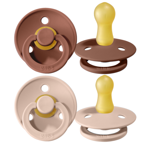 Suzete Bibs Colour Woodchuck & Blush 6-18