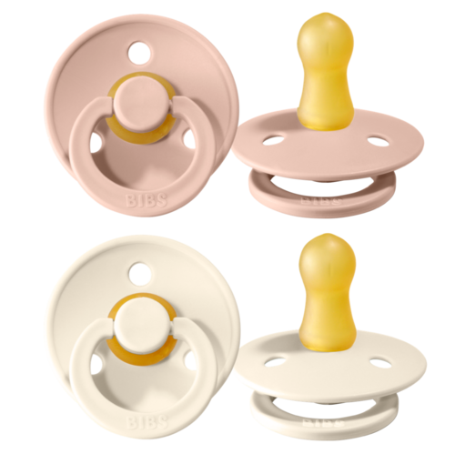 Suzete Bibs Colour Blush & Ivory 0-6