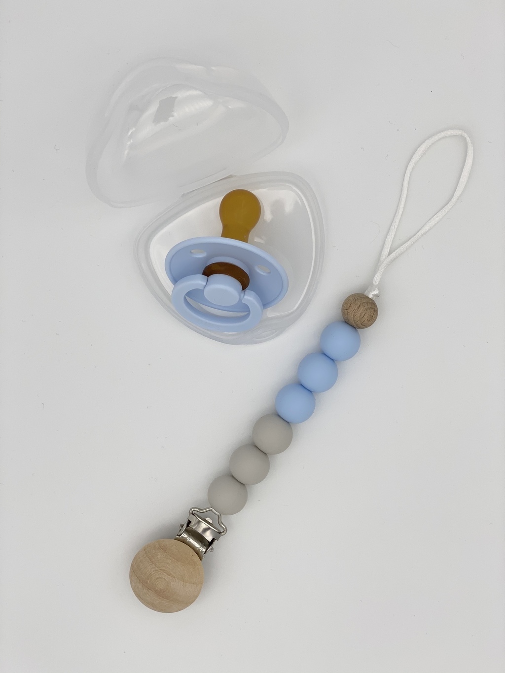 Pacifier Clip Cloud/Baby Blue