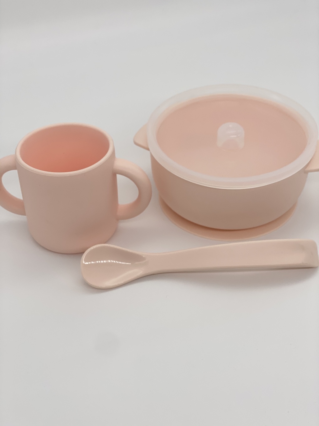Set bol și cană Cream Pink