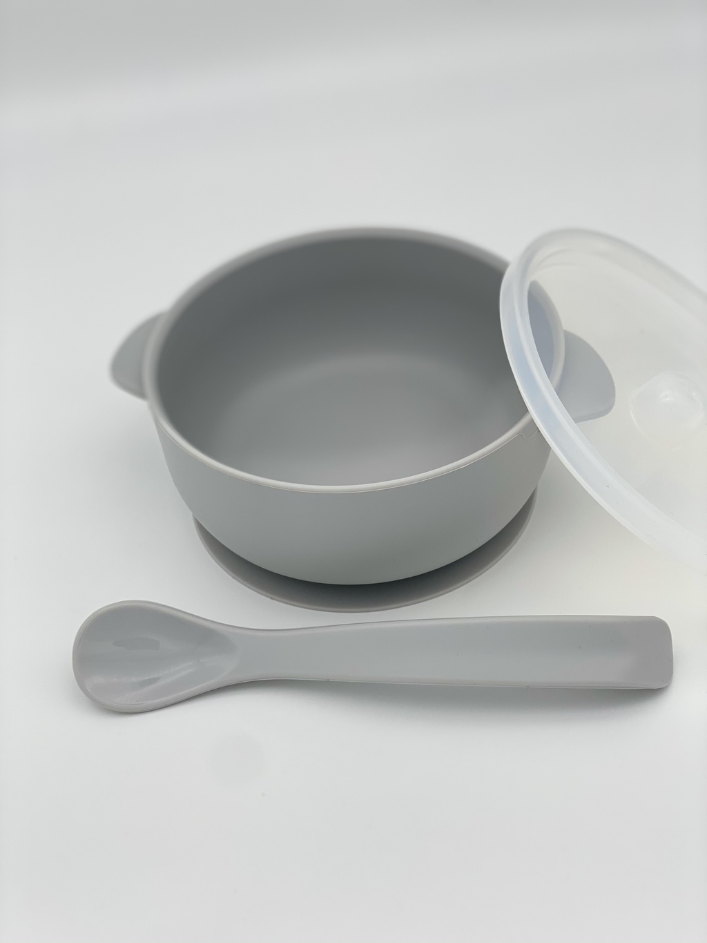 Bol și linguriță Grey