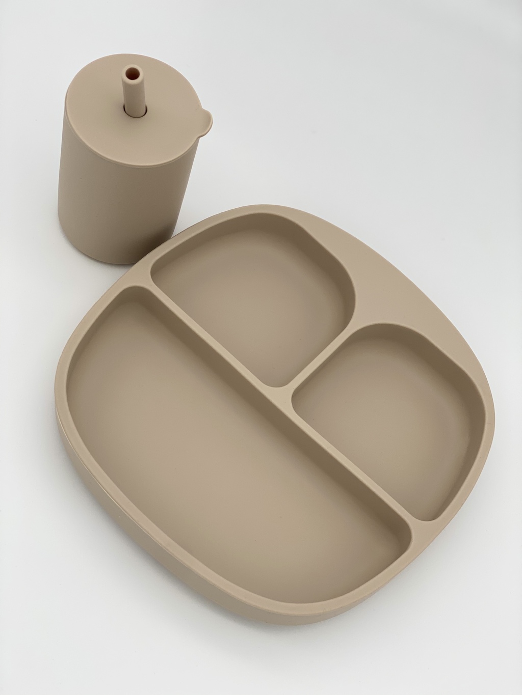 Set farfurie și păhar Beige