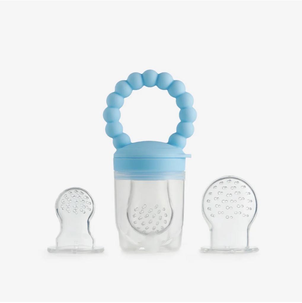 Suzeta pentru fructe cu maner din silicon - Blue