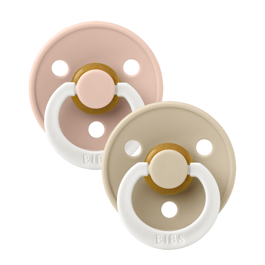 Suzete Bibs Colour Blush Night & Vanilla Night 6-18