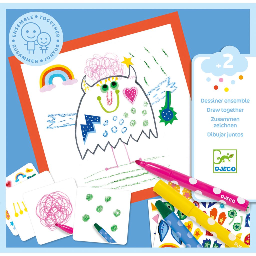 Set de colorat - MICII MONSTRULEȚI